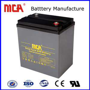 Batterie Agm à décharge profonde 6V pour l'énergie solaire