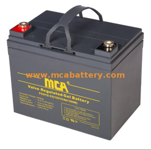 Batterie Gel Solaire 33ah pour Bateaux