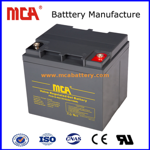 Batterie au gel rechargeable 12V 40AH pour la maison